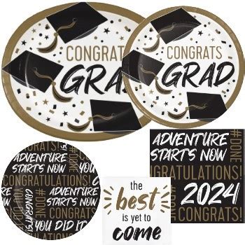 Glitzy Grad Party At Lewis Elegant Party Supplies Plastic Dinnerware