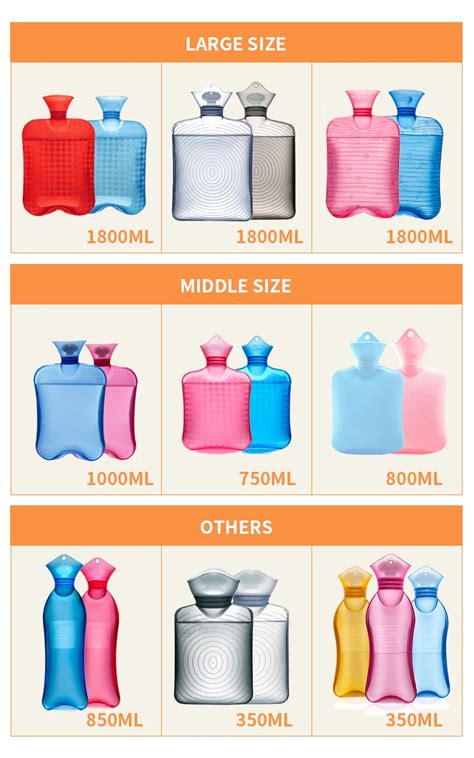 L Pvc Water Filling Hot Water Bags With Fleece Cover Buy Bs Standard Plastic Hot Water Bags
