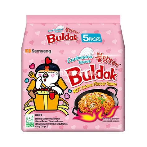 Samyang Hot Chicken Ramyun Carbonara G X Multipack Korea Foods
