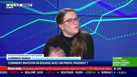 Clémence Tanguy Cafedelabourse Comment investir en Bourse avec