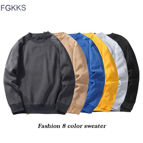 Fgkks модные брендовые мужские толстовки с капюшоном, осень, мужские ...
