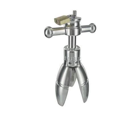 Stainless Steel Anal Lock Openable Butt Plugs Chastity Device Openable