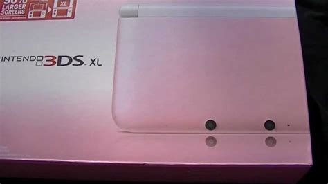 OPENING My Nintendo 3DS XL Pink White YouTube