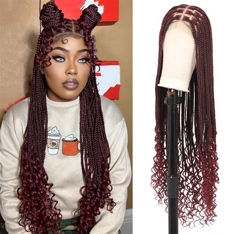 Amazon Brinbea Full Hd Lace Braided Wigs Knotless Box