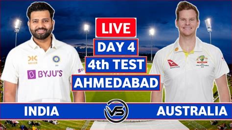 Ind Vs Aus 4th Test Day 4 Live Scores India Vs Australia 4th Test Day