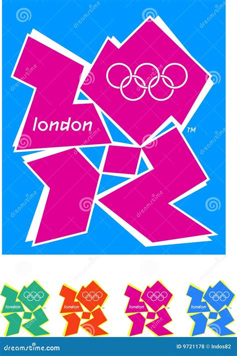 London 2012 Olympic logo editorial stock photo. Illustration of kingdom ...