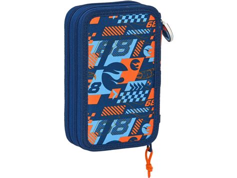 Acheter Hot Wheels Speed Club Double Trousse à Crayons 28 Pièces Safta 412338854 Juguetilandia