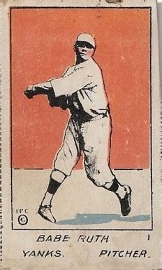 Strip Card Babe Ruth Baseball VCP Price Guide
