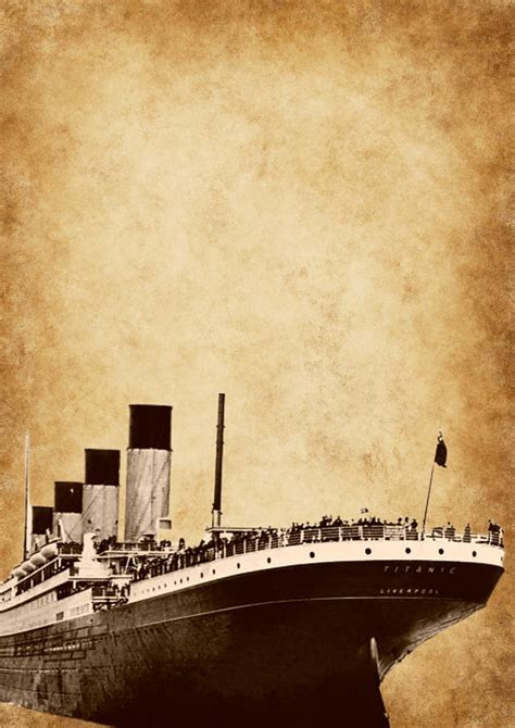 Stern Of The RMS Titanic Digital Art by The Shipyard - Fine Art America