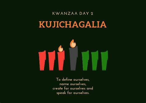 Kwanzaa Day 2 - Self-Determination - Showing Up And Showing Out