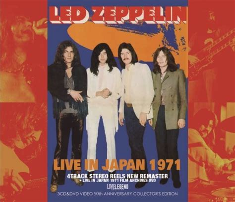 LED ZEPPELIN LIVE IN JAPAN 1971 3CD 1DVD LIVELEGEND LLA004CD1 2