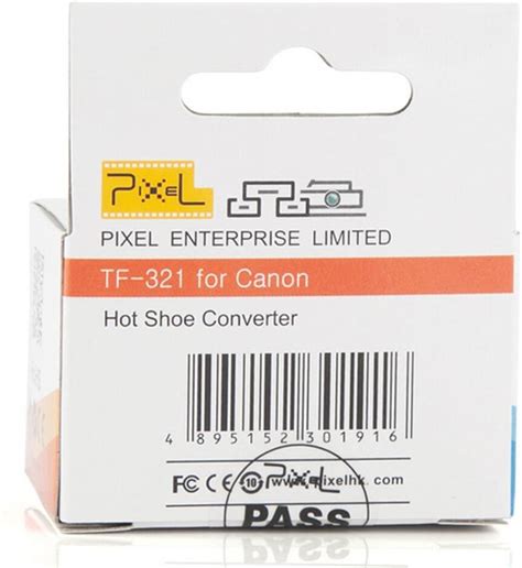 Pixel E TTL Flash Hot Shoe Adapter With PC Sync Port For Canon DSLRs And Flashguns Buy Now