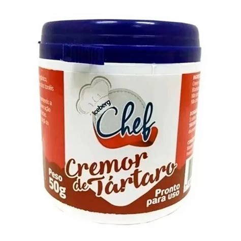 Cremor De Tártaro 50g Iceberg Loja Confeitop Produtos de Confeitaria