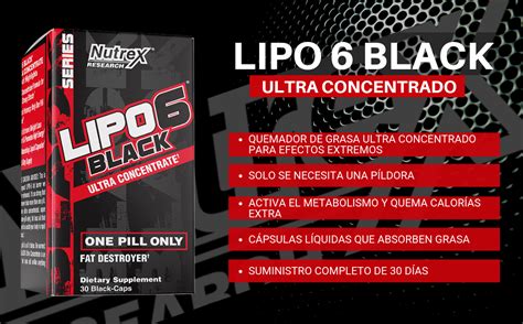 Lipo 6 Black Ultra Concentrate 30 Cápsulas