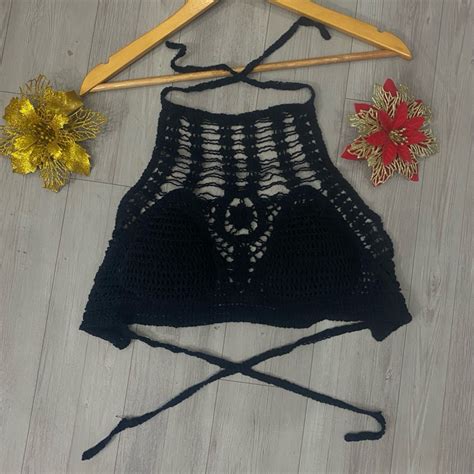20 Set bikini ren đi biển 3 món bra yếm đính hạt quần giả váy tầng choàng hoa hồng Shopee