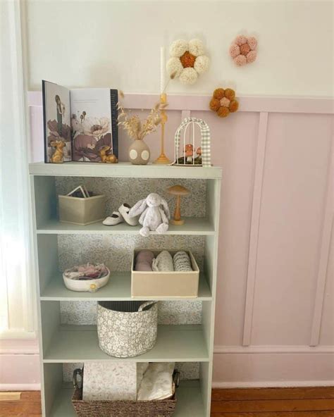 Shelves With A Wallpapered Backboard Soul Lane