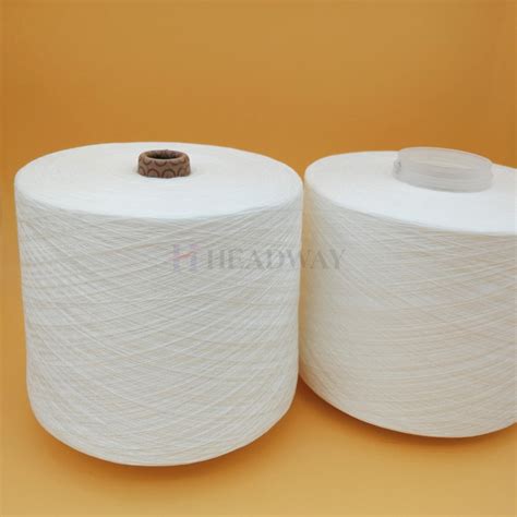 Spun Polyester Yarn S Raw White Bag Closing Sewing Thread For