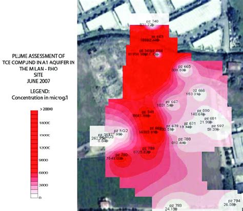 Snapshot Of The Tce Plume Situation In April 2007 After Adopting Idw