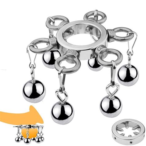 Stainless Steel Extreme Weighted Testicle Stretcher R Ballbustingtoys