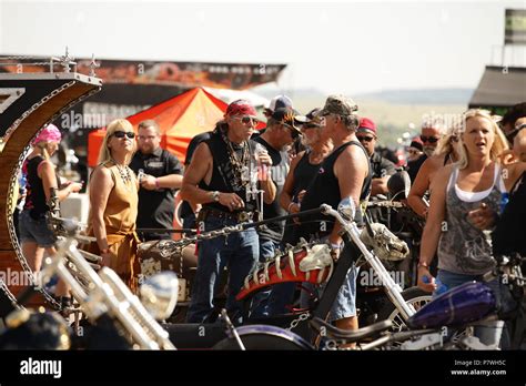 Sturgis Bike Week Souht Dakato Motorcycles Stock Photo Alamy