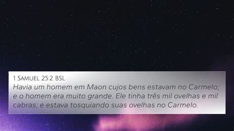 1 Samuel 25 2 BSL 4K Wallpaper Havia Um Homem Em Maon Cujos Bens