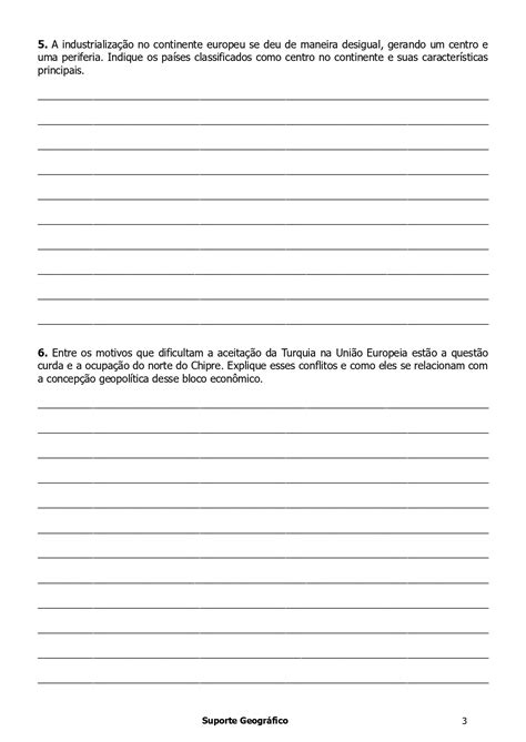 Questões Sobre O Continente Europeu 9 Ano Com Gabarito - Questões Sobre O Continente Europeu 9 Ano Com Gabarito - RETOEDU
