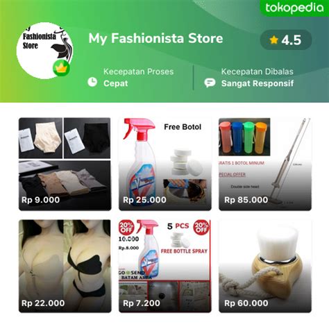 Toko My Fashionista Store Online Produk Lengkap Harga Terbaik