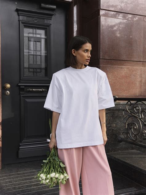 футболка с плечами белая купить - KSTORY.SHOP