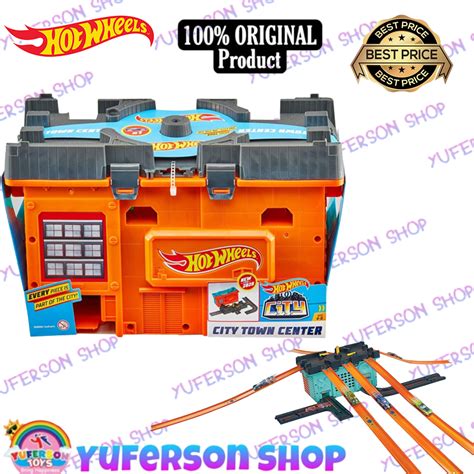 Jual Hot Wheels Hotwheels City Town Center Play Set Gkt Shopee Indonesia