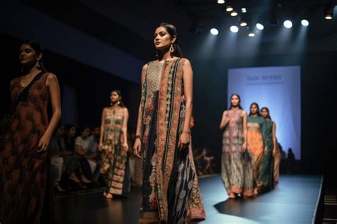 Premium AI Image | Trendsetter on the runway showcasing latest trends ...