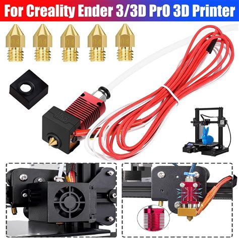 3D Printer Parts Extruder Heater Hot End Nozzle Kit For Creality Ender 3 3PRO 5 Walmart