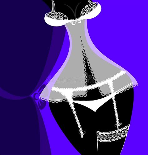 Abstract White Erotic Lingerie Stock Vector Illustration Of Lingerie Brassiere 42289582