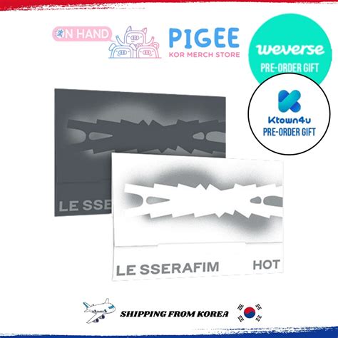 POB LE SSERAFIM HOT 5TH MINI ALBUM WEVERSE Ver Shopee Singapore