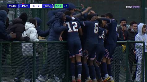 Youth League L incroyable remontada du PSG Vidéo Dailymotion