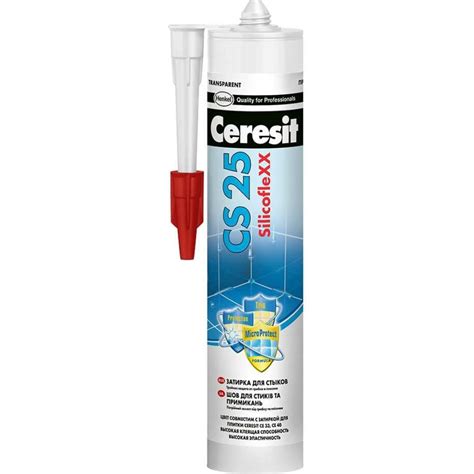 Cиликоновая затирка Ceresit CS 25 280 мл, натура 41 2336952 - выгодная ...