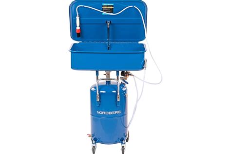 Установка для мойки деталей NORDBERG 50л с пневмо насосом и бочкой 65л ...