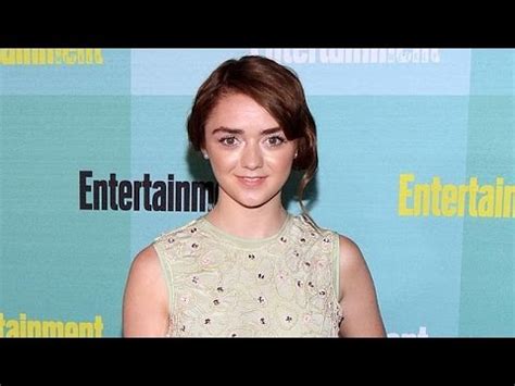 GoT Star Maisie Williams On Filming Her First Awkward Sex Scene YouTube