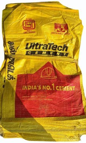 50 Kg Yellow Printed Empty Cement Bag At Rs 6 Piece In Rajkot ID