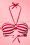 Belsira Joana Stripes Neckholder Bikini In Rot Wei Und Marineblau