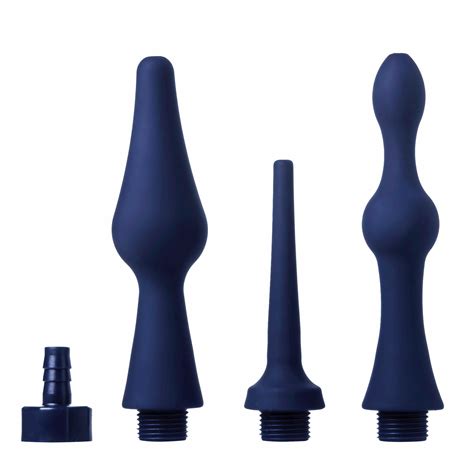 Universal Piece Silicone Enema Attachment Set Sex Toy Distributing