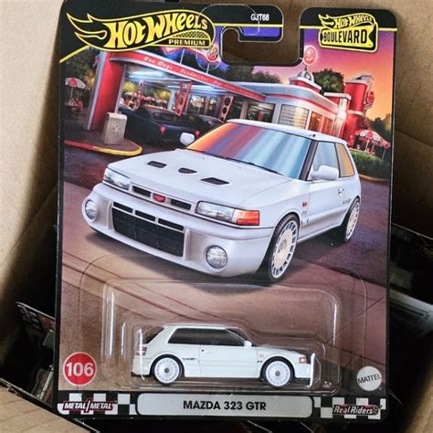 HOT WHEELS PREMIUM BOULEVARD MAZDA 323 GTR Shopee Malaysia