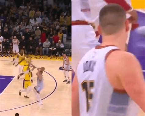 Watch Nikola Jokic Hits Yet Another Insane Shot Over Anthony Davis