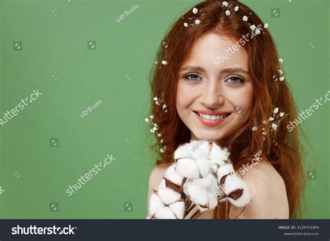 Beautiful Half Naked Topless Redhead Hair Stock Photo Shutterstock