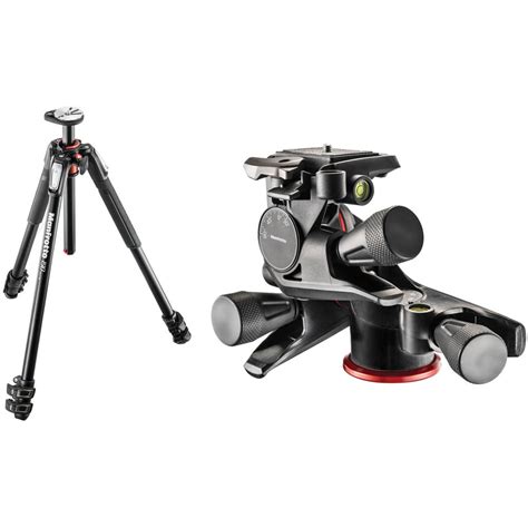 Manfrotto MT190XPRO3 Aluminum Tripod With XPRO Geared 3 Way