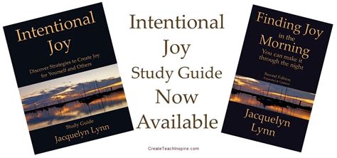 Intentional Joy Study Guide Now Available - Create! Teach! Inspire!