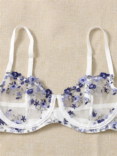 Badu Bg Ellolace Fairy Sexy Lingerie Floral Fancy Underwear
