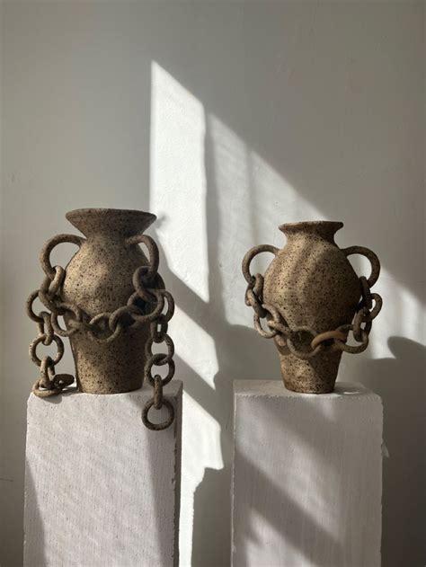 Ceramic Chained Vessels By Vessels Of Time In 2024 Ceramics Pottery