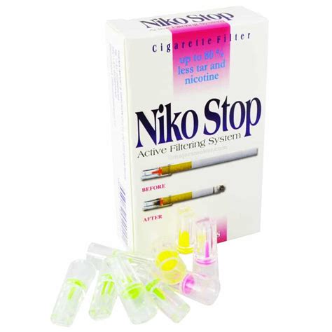 Niko Stop Filtre Anti Goudron Nicotine Pas Cher Majorsmoker