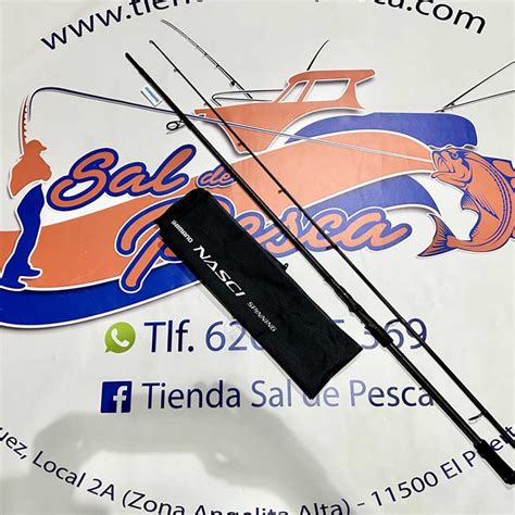 CAÑA DE SPINNING SHIMANO NASCI FAST 2 74MT 28 84GR Sal de Pesca