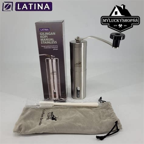 Jual Latina Sumba V Coffee Grinder Alat Penggiling Giling Biji Kopi Manual Shopee Indonesia